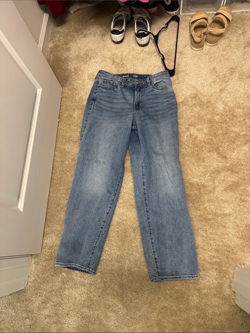 Classic Men's Blue Straight-Leg Jeans